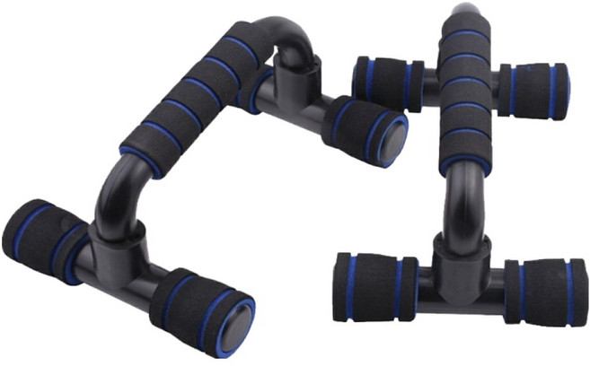 데이코지 근육 강화 운동 푸쉬업바 양쪽 세트, 다크 블루, DKJ-PB001