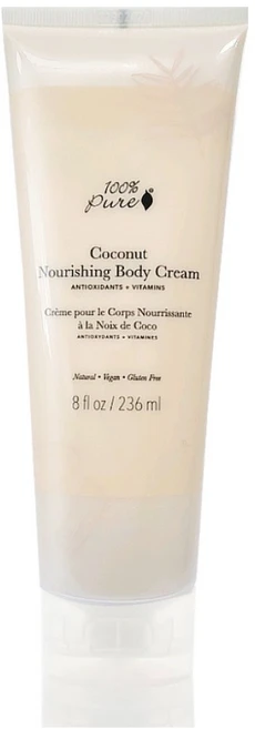 100퍼센트퓨어 코코넛 너리싱 바디크림, 1개, 236ml - 쿠팡