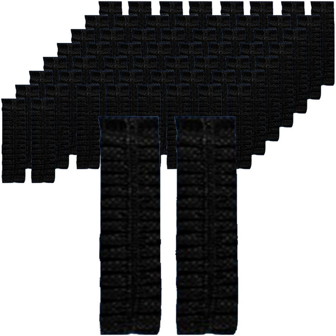 일회용 부직포 헤드셋 보호커버 대형, 블랙, 100개