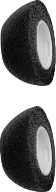 컴플라이 NEW PACK 에어팟프로 1 / 2세대 전용 폼팁 M 2p, 블랙, 1개