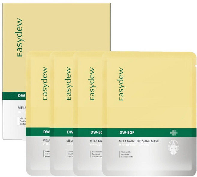 이지듀 멜라 거즈 드레싱 마스크 25ml, 4개입, 1개