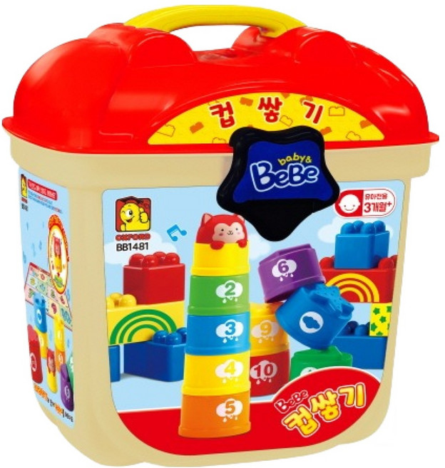 OXFORD TOY 寶寶疊疊杯 1481, 混合色, 1個