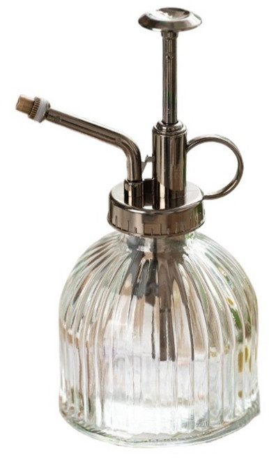 코스넬 엔틱가든 다육 화분 유리 분무기, 투명, 1개