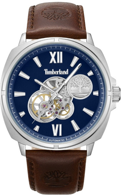 Timberland 男士 WILLISTON 皮革休閒時尚防水旋鈕夜光手錶 TDWGE008250