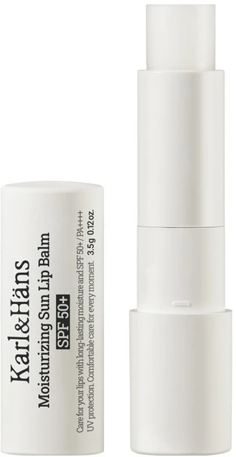 칼앤한스 모이스처라이징 유브이 쉴드 선 립밤 SPF50+, 3.5g, 1개, 무향 - 쿠팡