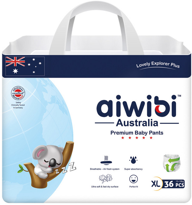 aiwibi 愛薇彼 森語棉褲型紙尿褲 13~18kg, 36片, 特大碼 (XL)