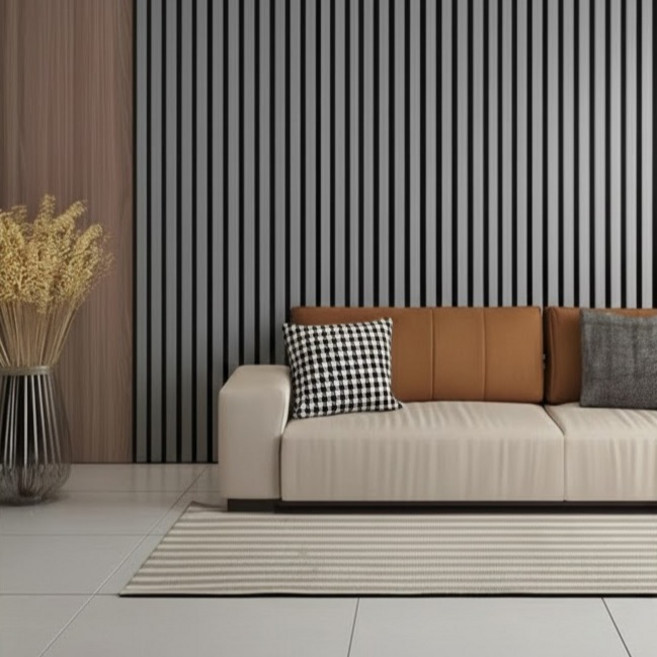 아느로 붙이는 템바보드 폼 벽지, 리드 그레이