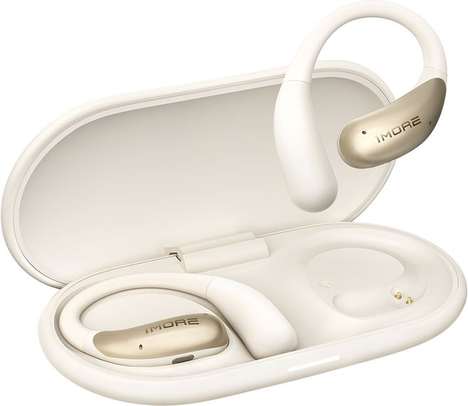 원모어 오픈형 6.0 무선 ENC 노이즈캔슬링 듀얼 마이크 블루투스 이어폰, 화이트, S11