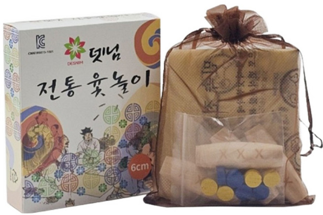 뎃님 미니 전통 민속 윷놀이 게임세트, 다다랜드 미니 전통 민속 윷놀이 게임세트, 1세트