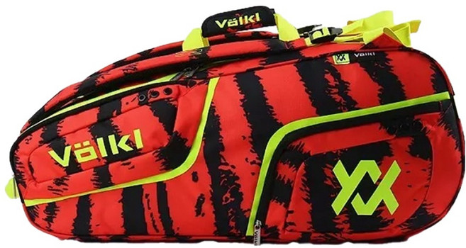 Volkl 網球斑馬紋大型三層球袋, 1個
