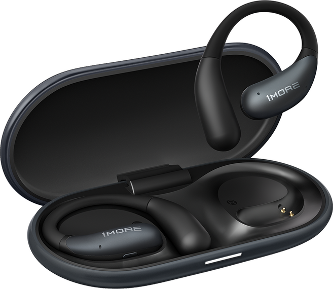 원모어 오픈형 6.0 무선 ENC 노이즈캔슬링 듀얼 마이크 블루투스 이어폰, 블랙, S11