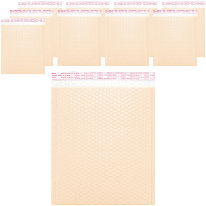 아이엔피 택배 에어캡 안전봉투 베이지, 10개