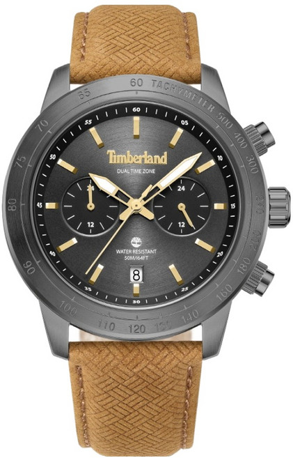 Timberland 男士 RAYNHAM 皮革經典時尚防水夜光手錶 TDWGF0075102