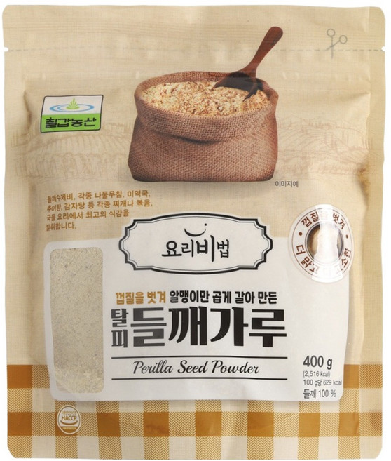 칠갑농산 탈피 들깨가루, 400g, 1개