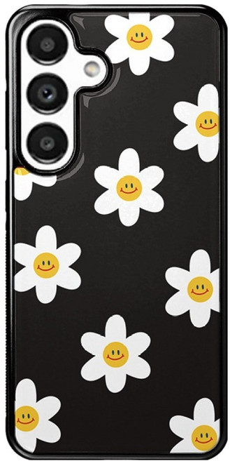 굿밸류 스마일데이지 패턴 에폭시 범퍼 휴대폰 케이스