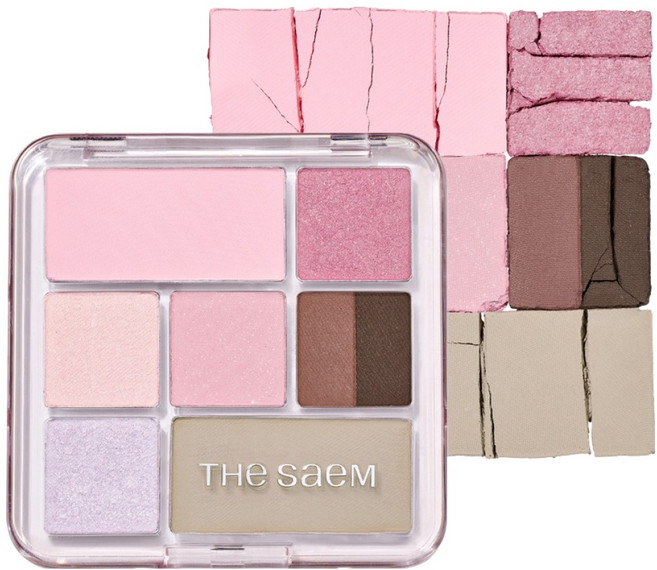 더샘 샘물 섀도우 박스 팔레트, 01 핑잘 베리, 1개