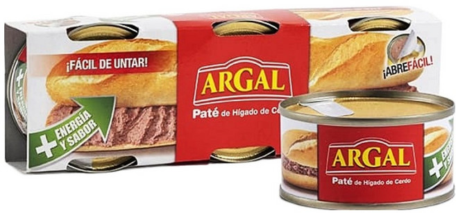 Argal Pâté Gras de Coeur 豬肉加工肉醬 鵝肝醬抹醬, 83g, 3個