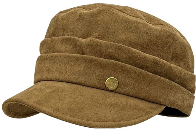 피어니스트 스웨이드 플랫 마린 캡 모자 56~58cm