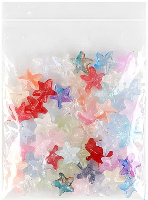 유니아트 모양비즈 101번 불가사리 세트, 혼합색상, 1세트