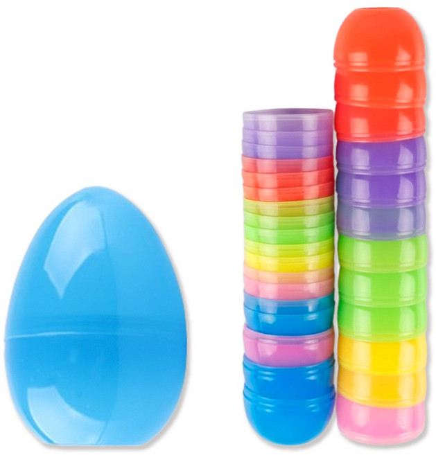 유니아트 플라스틱 계란모형 대, 랜덤발송, 15개