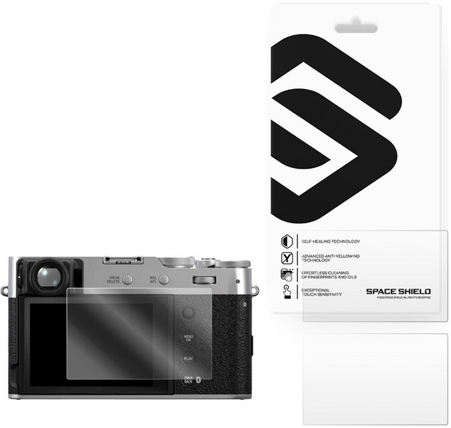 스페이스쉴드 후지필름 X100VI 카메라 아머 플렉스 액정 스크린 보호 강화유리필름 3p 세트, 1세트