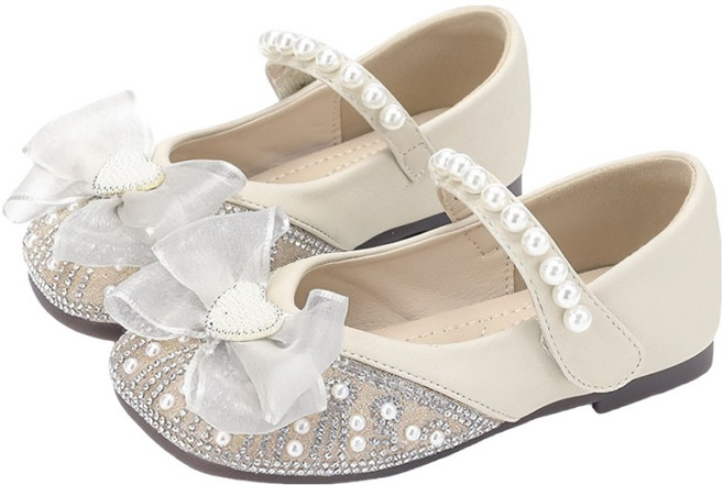 키즈트리 리본 공주 반짝이 단화 구두 XZ-578