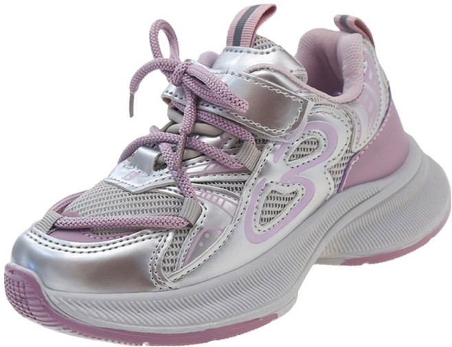 키즈트리 실버 광택 어글리 운동화 XZ-574