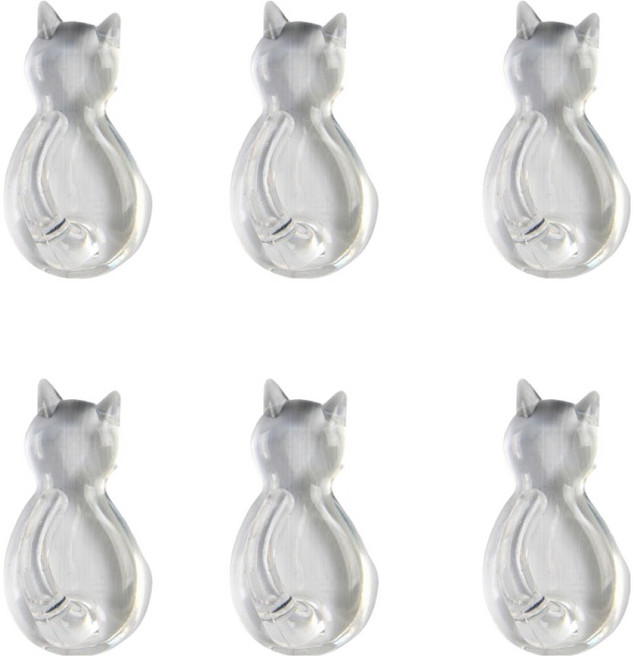 아이메이트 고양이 후크 L, 투명, 6개