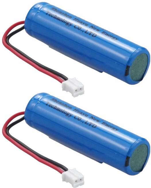 컴스 14500 충전지 3.7V 800mAh 리튬이온 AA 배터리 제작용 DP042, 2개, 1개입