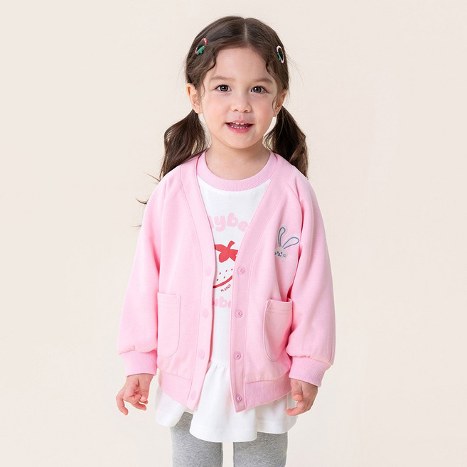 멜리코코 아동용 프렌즈 에센셜 가디건 MLJ446