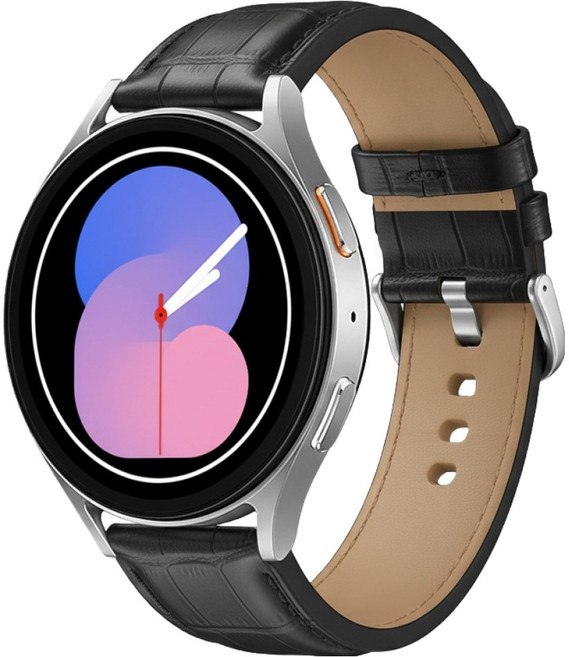 아머릭스(ARMORIX) 고급 가죽 스트랩, 블랙, 1개