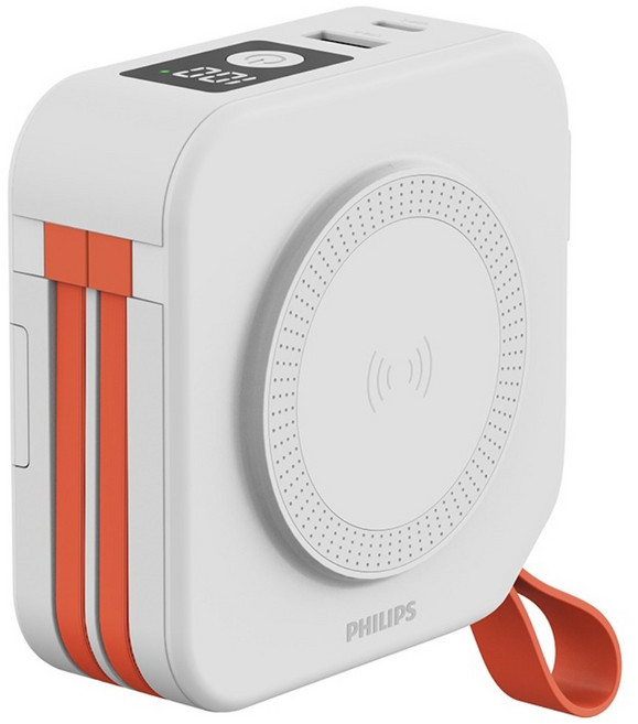 PHILIPS 飛利浦 萬用十合一行動電源 不含萬國轉接頭, 完美白, DLP4347CW-E