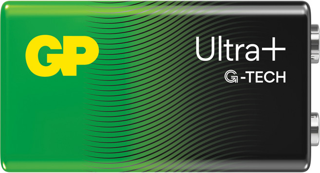 GP Batteries 超霸 超特強鹼性電池 Ultra Plus 9V, 1個, 1入