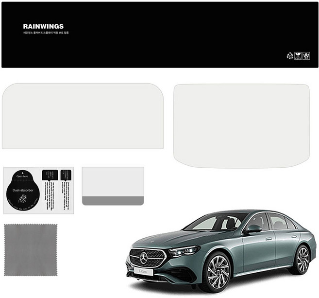 RAIN WINGS 導航螢幕保護貼, 賓士 E-Class W214 中央顯示器 (高光澤AR), 1GB