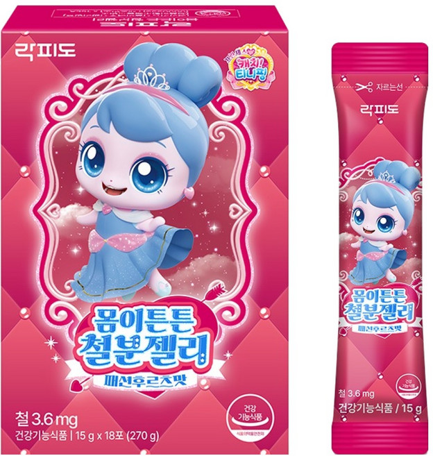 락피도 몸이튼튼 철분젤리 18p, 270g, 1개