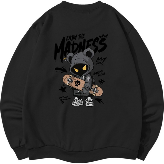 일루소 남녀공용 소프트 특양면 매드니스 맨투맨