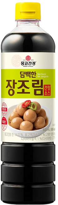 몽고간장 담백한 장조림 간장소스, 1개, 840ml
