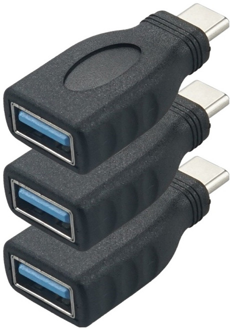 Coms Type-C 轉 USB 3.0 5Gbps Type-A 轉換轉接頭 3p, 1個, CP191