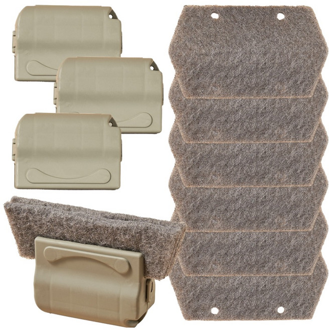 아케이바이 고급형 창틀 청소부, 3개, 혼합색상