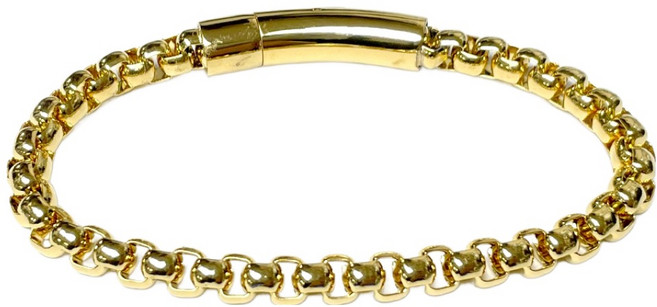 이츠굿텐 빈 컨넥트 써지컬스틸 레트로 베이직 간지핏 체인 패션 팔찌