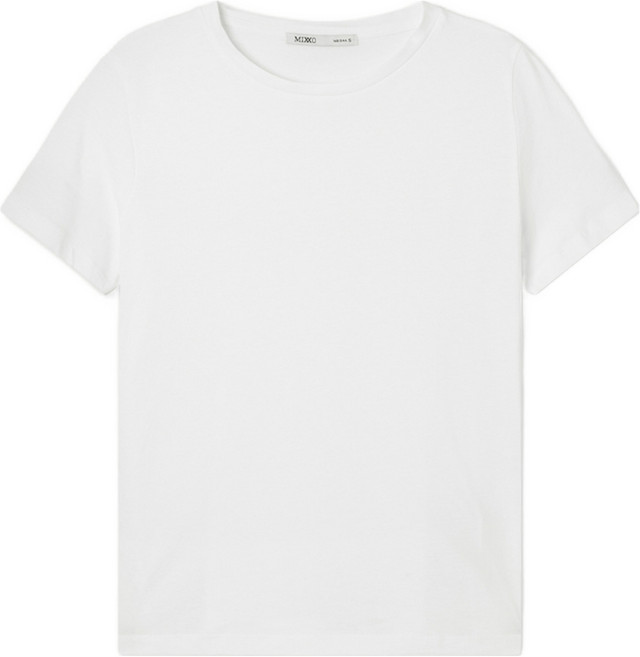 미쏘 여성용 수피마 코튼 R넥 반팔 티셔츠