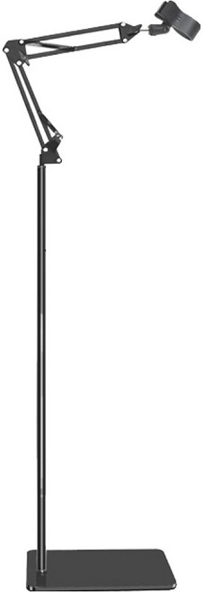 윈프라이스 핸즈프리 헤어드라이기 스탠드 거치대, 블랙, 1개