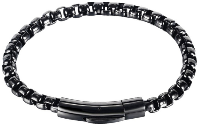 이츠굿텐 빈 컨넥트 써지컬스틸 레트로 베이직 간지핏 체인 패션 팔찌