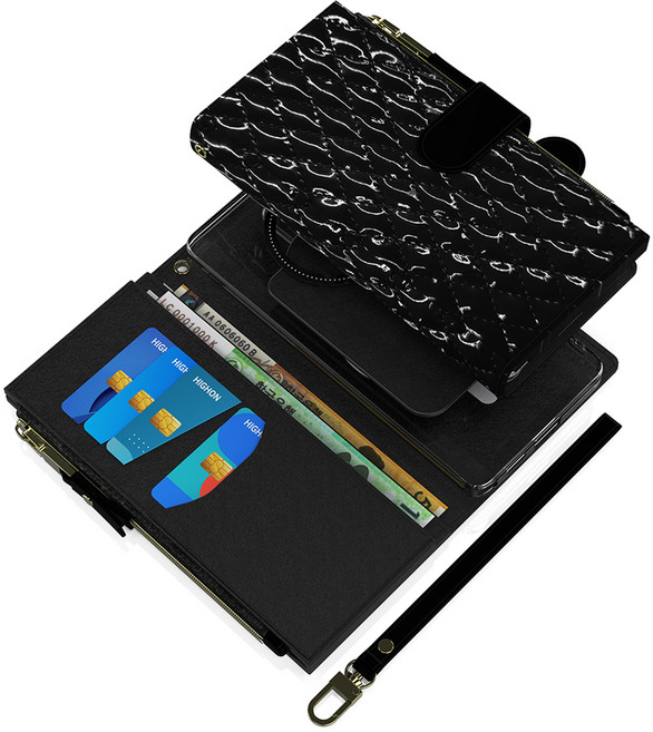 하이온 가더 안나 올핏 E다이어리 맥세이프 호환 휴대폰 케이스 세트