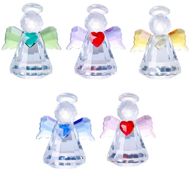 Alleophom 靈骨塔奉安追思空間裝飾用小天使5件組 L261-0115FR, 混合色