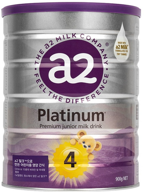 에이투밀크 a2 플래티넘 분유 4단계, 900g, 1개