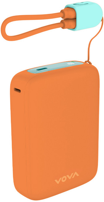 보바 그립 22.5W 고속충전 보조배터리 20000mAh, 오렌지, VA-123