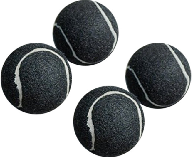 마켓피아 의자 다리 커버 소음방지 야구공디자인 가구패드 블랙 4p, 1개