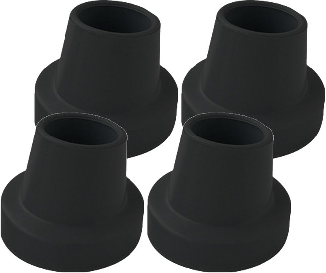 마켓피아 원형 의자 미끄럼방지 고무 발패드 검정색, 4개