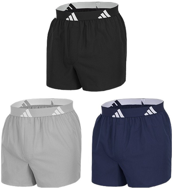 아디다스 NEW 시그니처 로고 포인트 트렁크 3종